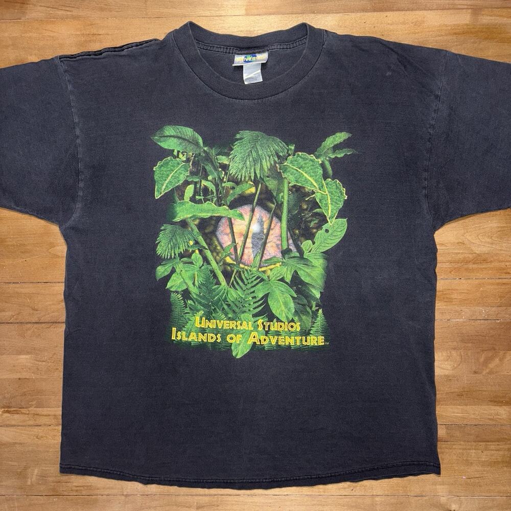 Vintage Jurassic Park the Ride Universal Studios I Came Face to T Rex TShirt 90s